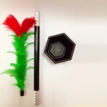1 compl. Cvjetni štapić čarobni trik igračka štapić za cvijet čaroban trik pluća fokusira na igračke za odrasle djeca pokazuju rekvizite zabavne igračke