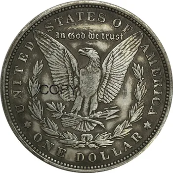 1904 Sjedinjene američke Države je 1 dolar Morgan Dolar Мельхиоровые srebro fotokopirni kovanice s premazom