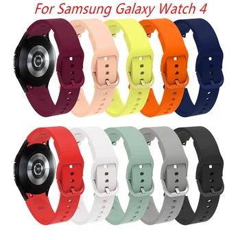 20 mm Silikon Remen za Samsung Galaxy Watch 4 44 mm 40 mm Sportski Narukvica Zamjena Galaxy Watch 4 Classic 46 mm 42 mm remen za sat