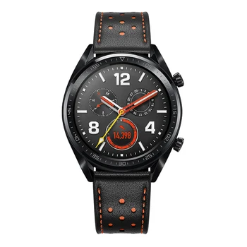 22 mm 20 mm kožni remen za Samsung Galaxy watch 3 Active2 Gear S3 Huawei watch GT GT2 Prozračni kvalitetan remen za Amazfit GTR