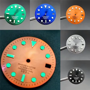 28,5 mm Zeleni Osvijetljeni Brojčanik sa dial Datum Za NH35/NH36 SA Automatskim mehanizmom Pribor za ronjenje uz biranje