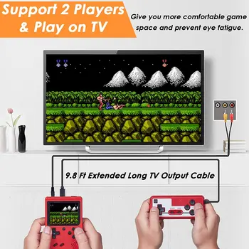 3-inčne Prijenosne Igraće konzole 400 1 Retro konzole za 8-bitne Igre player Prijenosni Igra Playeri Gamepads za djecu Poklon
