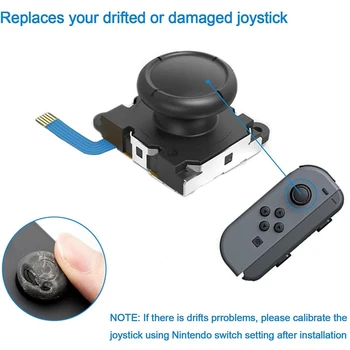 4-Batch Prijenosni Analogni Joystick za palac za gaming kontroler za Nintendo Switch Joy-Con