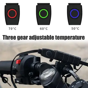 5 U USB Poklopac Ručke za zagrijavanje motocikla s podesivim 3-brzinski uvezivanje Električno Grijanje Upravljača Vodootporne Olovke za zagrijavanje motocikla