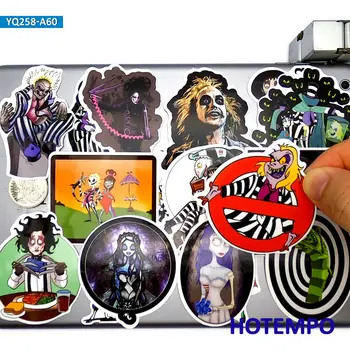 60 kom. Film Tim Burton je Cool Smiješno Mix Telefon Laptop Skateboard Motocikl osobno Vozilo Naljepnica za fanove DIY Laptop Prtljaga Bicikl Naljepnice