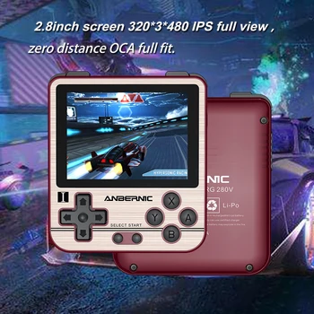 ANBERNIC RG280V Prijenosni Mini-player Igre za Odrasle 16 GB, 32 GB Džep Retro Gaming Laptop Приставочный player