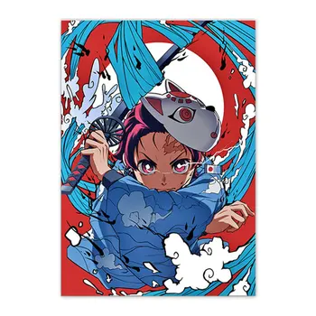 Anime Plakata I Grafika Ubojica Demona Klasična Japanska Manga Slika Na Platnu Zidni Umjetnička Slika Dnevni Boravak Ukras Kuće
