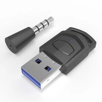 Bežični Adapter Za slušalice Prijemnik za Igraće Konzole PS4 PS5 Bluetooth-kompatibilni Odašiljač Igru za PC Audio Adapter