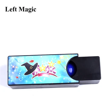 Crna čarobni kovčeg - čarobna kutija Prazne kutije od svijeta, magija igračka izbliza Fokusira se predlaže žongleri ментализм E3081