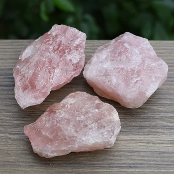 Crystal Ružičasti Kvarc, Prirodni Neobrađeni Ružičasta Dragi Kamen