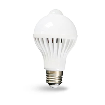 E27 LED detektor Pokreta PIR Lampa Pametna Žarulja je 5 W 7 W 9 W ac 110 v 220 v Led Žarulja Noćni Infracrvenog Tijela Zvuk Svjetlo Za Kućne Ljestve