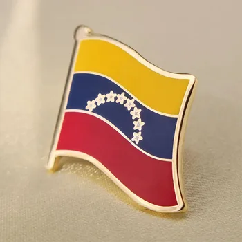 Igle za лацканов zastava Venezuele s mekom emajlom