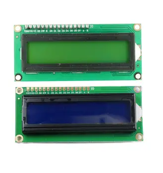 LCD1602 1602 LCD modul Plavo / Žuto-zeleni Ekran 16x2 Karakter LCD zaslon PCF8574T PCF8574 PŠENICA I2C Sučelje 5 U za arduino