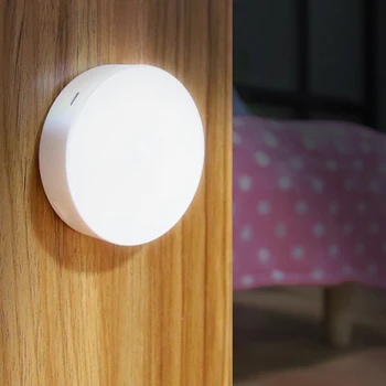 Led Senzor pokreta noćno svjetlo USB Punjiva Zidna Lampa za spavaće sobe i Stepenice Inteligentni Senzor Osvjetljenja Tijela Žarulja Glavna Spavaća soba Hodnik