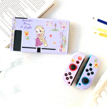 Mekana Ljuska prekidača TPU za Nintendo Switch Torbica za kontroler Joy-Con s princezom iz crtića Zaštitna Ljuska za Nintendo Switch