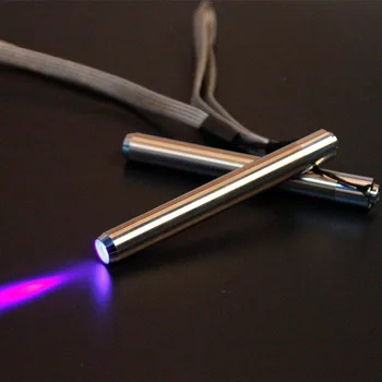 Mini-Džep Lampe Od Nehrđajućeg Čelika Led 365/395 UV Svjetiljku Baklja Ultraljubičasto Svjetlo Baterije tipa AA za Otkrivanje Marker