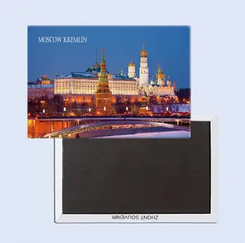 Moskva i Kremlj 25211 metalni magnet za hladnjak i pribor za dom suvenir poklon