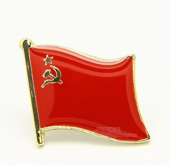 Nacionalni zastavu SSSR-a Rusija Metalni Pin Na rever Kodovi za zastavu Broš Ikonu Sovjetskog Saveza