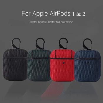 Najlon torbica za Apple AirPods 2 1 Generacije Zaštitna Torbica za Airpods 2 Vodootporne Bežične Slušalice za airpods 2 2. generacije Zračni kapsule Coque