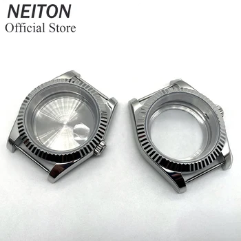 NEITON 36 mm/ 39 mm polirani nehrđajući čelik safir kristal je pogodan za Miyota 8205 8215 821A DG2813 3804 NH35 NH36 ETA2836 mehanizam