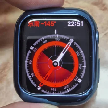 Poklopac kućišta Apple Watch 7 45 mm 41 mm za serije iWatch 7 41 mm 45 mm 3 Blage poklopac TPU Full Branik za pribor Apple Watch