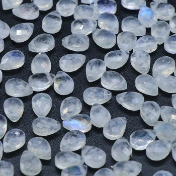 Prirodni Mjesečev Kamen Presjek Kapi Vode Kućni Ukras Reiki Ljekovita Kristalno Uređenje Poroznih Perle DIY Nakit Pribor