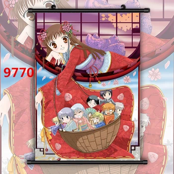 Slika na platnu Košara s voćem Anime Zidni Umjetničkih plakata i grafika Uređenje sobe Uzorak za živu Djecu Home dekor Dekoracija zidova