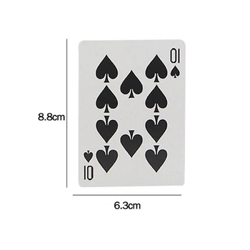 Super Brz Ispis Kartice Kartica Presto Printo Izbliza Čarobni Trik Ulica Oslanjanje Poker Kartaške Iluzije Trik Komedija Dječji Čarobne Igračke