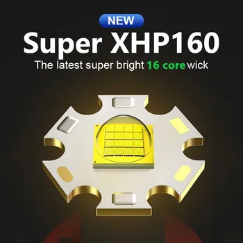 Super svijetle XHP160 najmoćniji Led Lampe XHP90.2 Led Lampa Velike Snage 18650 Punjiva Riblja Glava Svjetiljka Svjetiljka