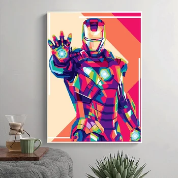 Superheroj Iron Man Marvel Platnu Slikarstvo Home Dekor Plakat i ispis Zidni Umjetničke slike za spavaće sobe Art print home dekor Куадро