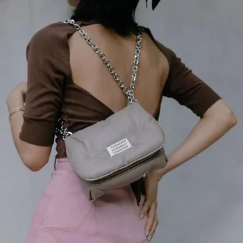 Torba preko ramena s lancem Klasicni Soft клатч Torba Poštar Torbe preko ramena za žene Dizajnerske torbe Visoke kvalitete