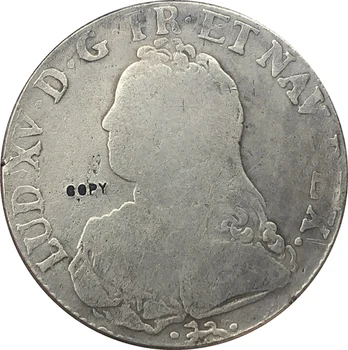 Trgovina na veliko kopija 1736-L ECU Francuska Primjerak kovanice 90% koper proizvodnja