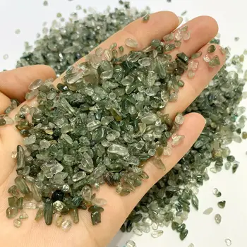 Veleprodaja 50 g Prirodnog Zelenog Kvarca Рутиловый Šljunka Kamen Crystal Kose Uzorak Kvarcni Kamen Crystal