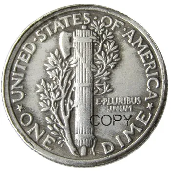 Десятицентовик Žive u SAD 1916PSD Posrebreni fotokopirni kovanice